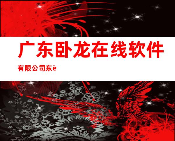 广东卧龙在线软件有限公司东莞办事处